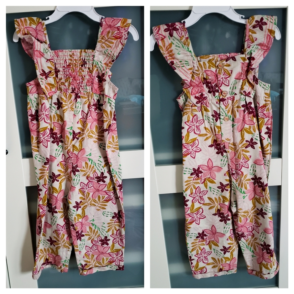ZARA Toddler Girl Floral Jumpsuit 2-3YRS